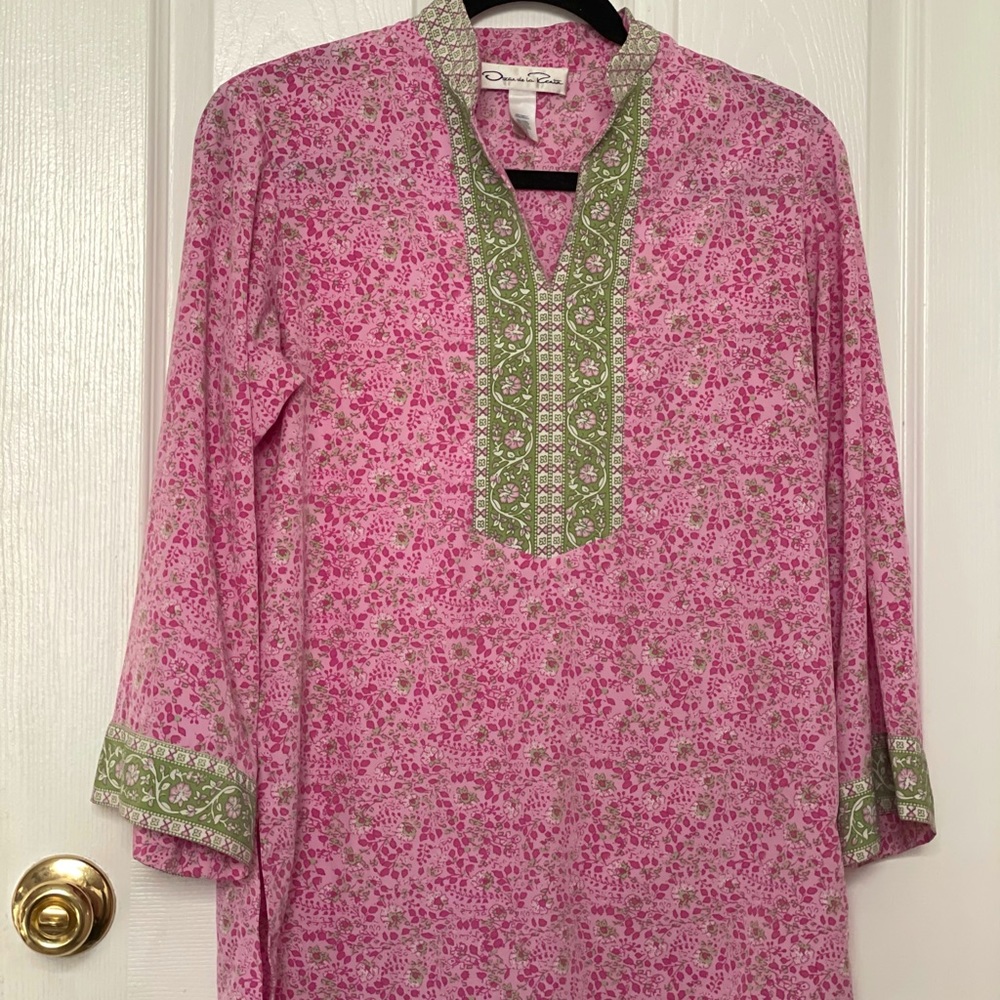 Vintage Oscar De La Renta Blouse XS